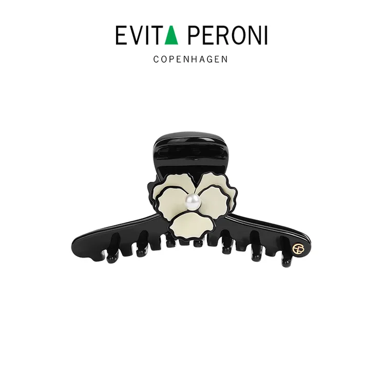 Evita Peroni/依慧达月下堇花高级感花朵抓夹女大号发卡后脑勺DB