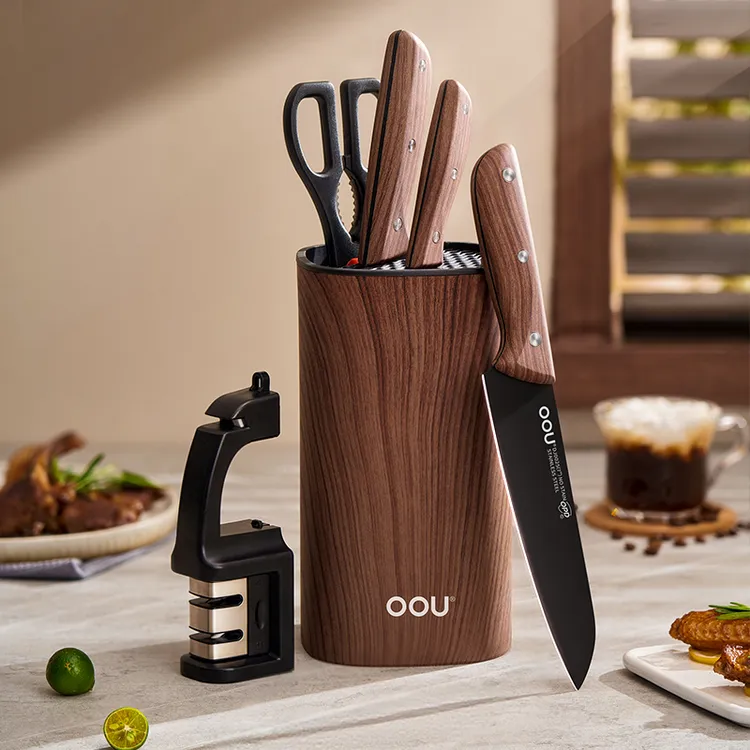 【性价比之选】OOU女士刀防锈抗菌套刀家用厨房菜刀专刀专用