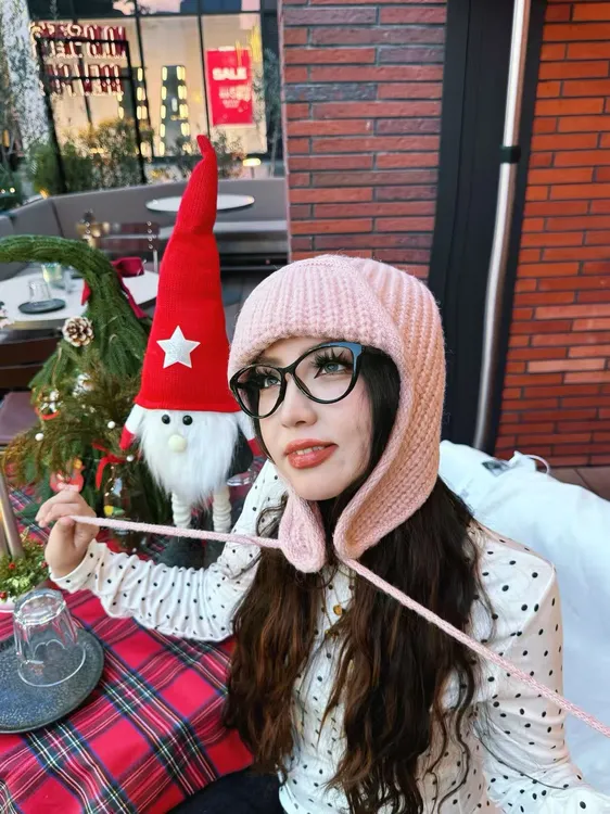 【新疆包邮】2025新款雷锋帽护耳针织毛线帽男女秋冬季百搭帽