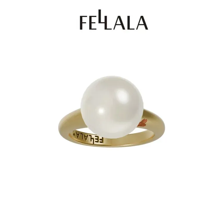 Fellala/ 翡拉拉「印象巴黎」系列大气四叶草优雅戒指