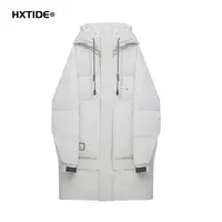 高支高密防风长款带帽羽绒服/S100444309101蓄热保暖