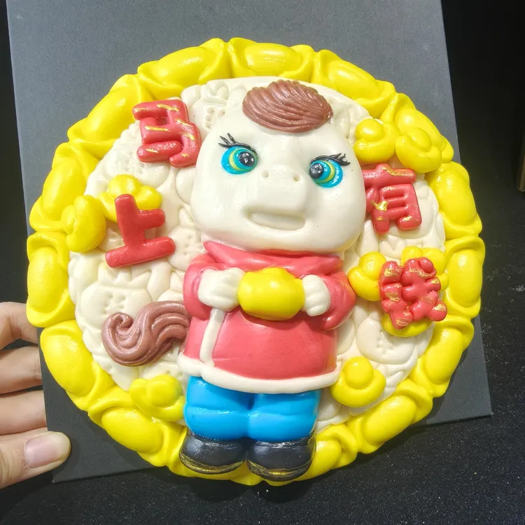 花饽饽发面卡通马食品级硅胶模具高15cm左右宽7.5cm左右