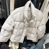 【陈大漂亮家简约风羽绒外套】女保暖冬款