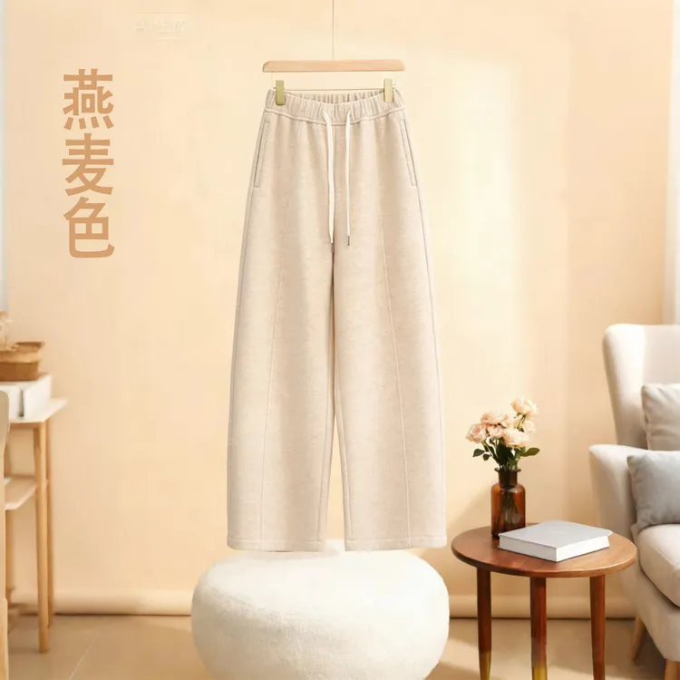 【澳  绒】高腰女款加绒加厚琥珀裤