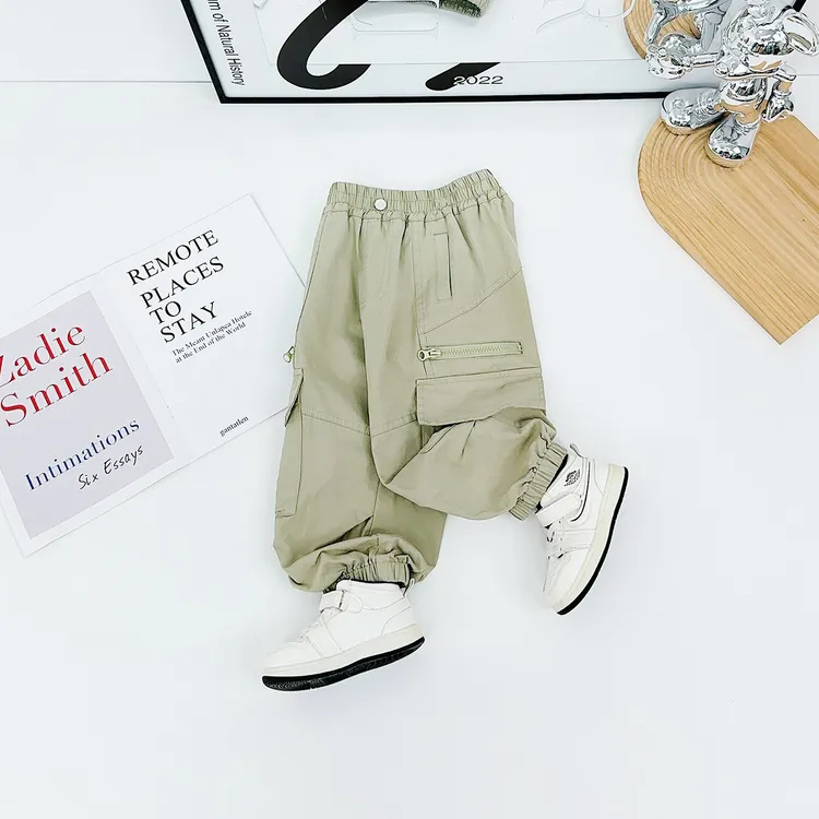 男童裤子秋季中大儿童工装长裤2025新款韩版潮LL3929悠悠童话童装