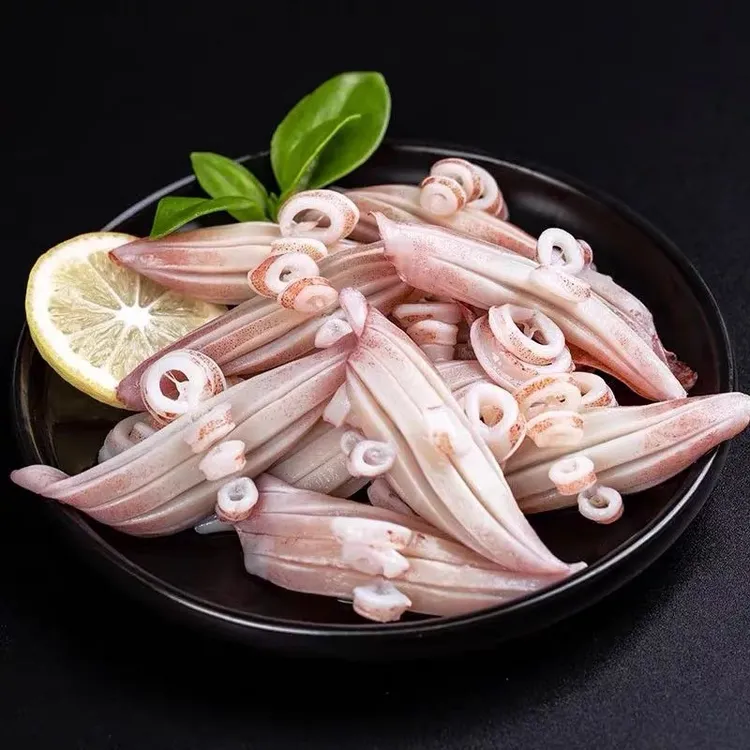 连云港发货 新鲜冷冻鱿鱼耳花 牛角花包邮