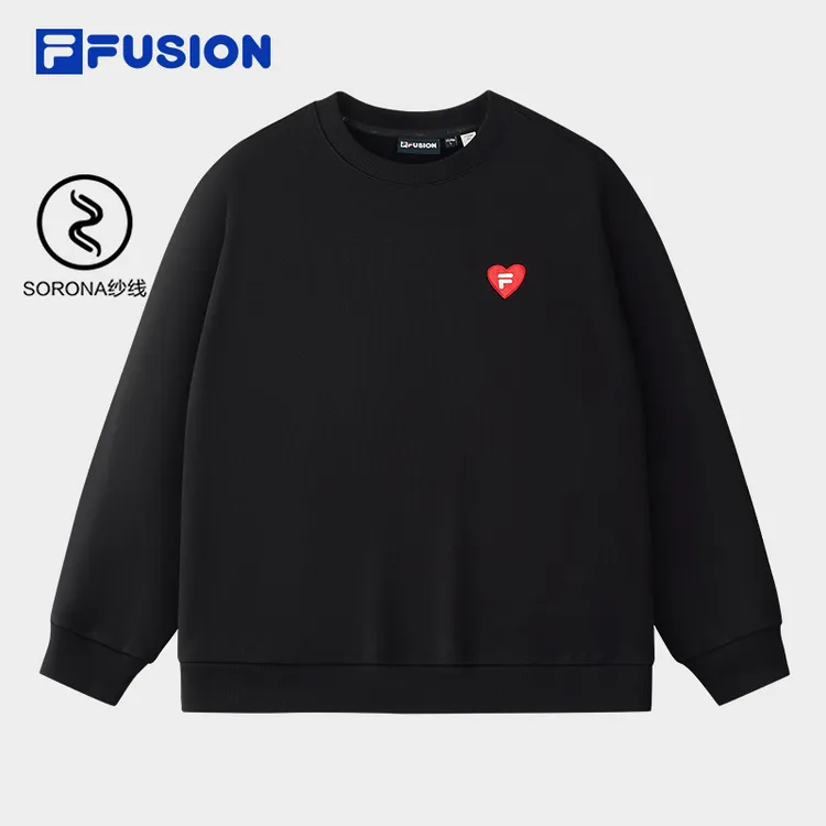 FILA斐乐运动圆领卫衣男女休闲秋季长袖套头衫内搭T11U533208F