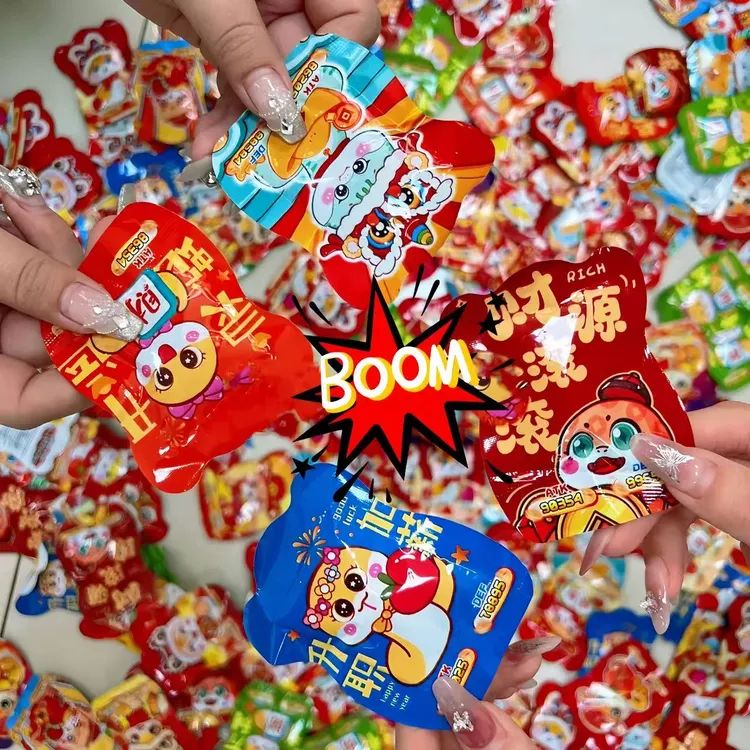 【100个装】仿真充气趣味惊吓包无毒恶搞整蛊解压充气仿真吓人玩具