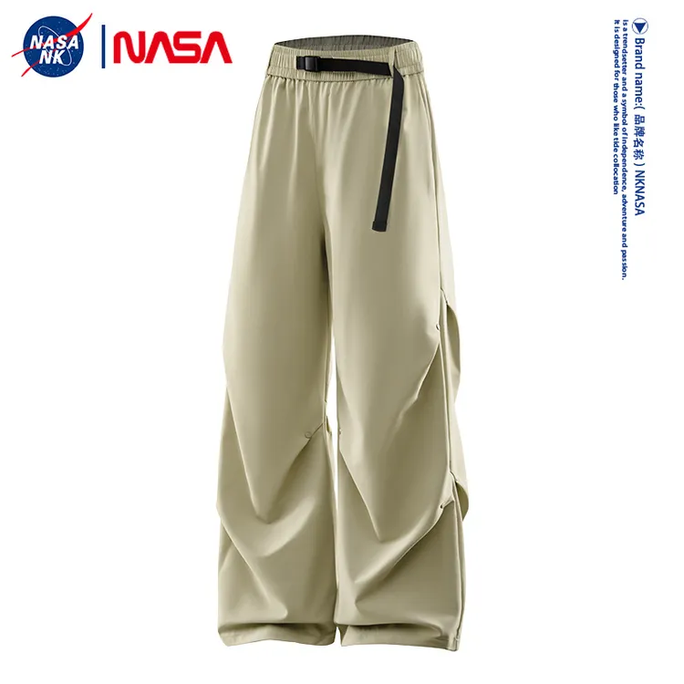 NASA联名美式工装裤男女款秋冬季2025新款运动户外防水休闲冲锋裤