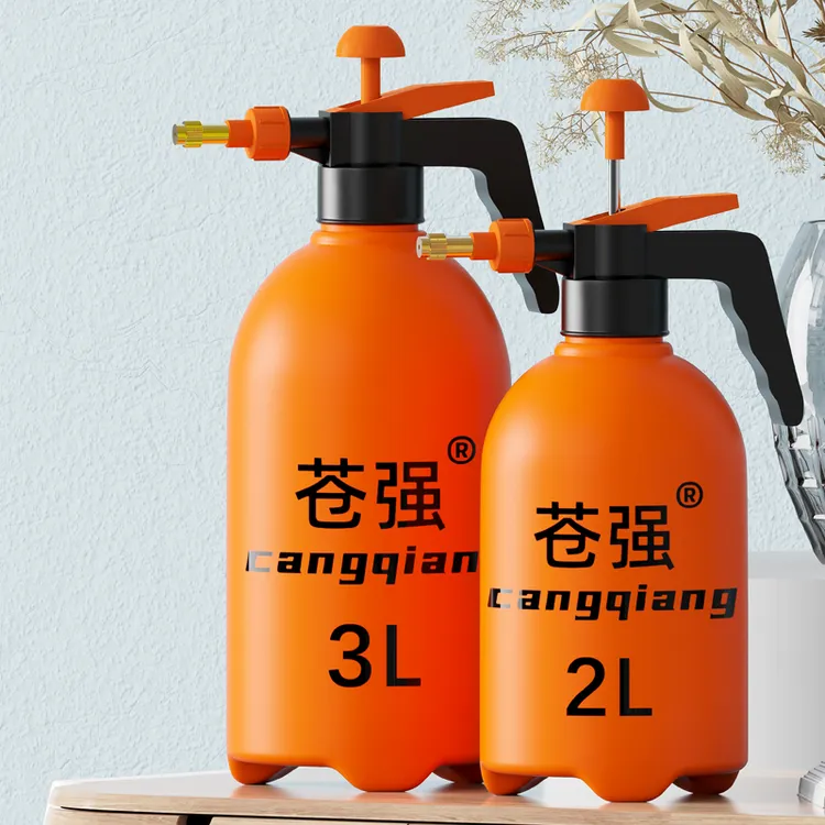 手动气压式喷水壶浇水壶园艺家用加厚塑料清洁消毒雾化喷雾洒水壶