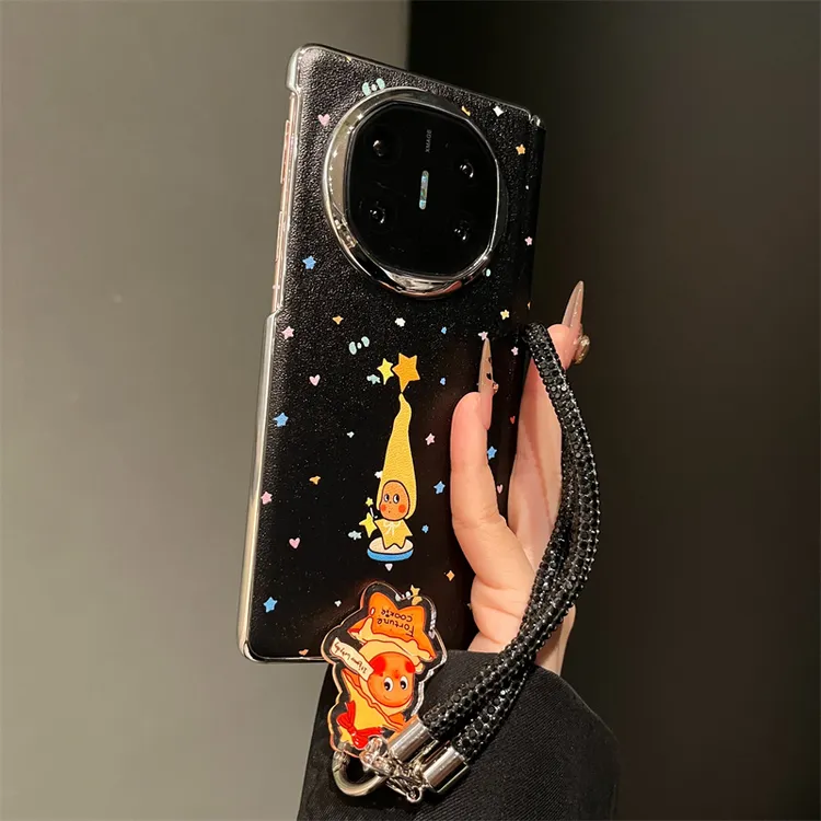 适用华为mateX6典藏版折叠屏手机壳星点星星人mateX3/X5磁吸中轴