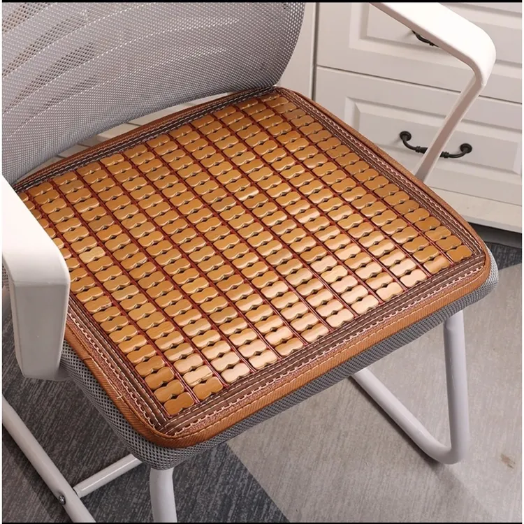 夏天凉席坐垫椅子办公室电脑椅垫子汽车麻将竹凉垫理发椅垫防滑