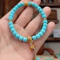 18K金镶嵌绿松石珠宝奇石