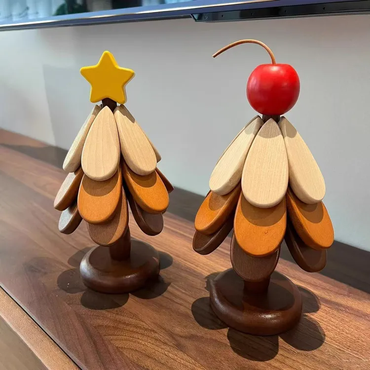 美式乡村一棵树高级耐高温家用创意摆件高级茶杯锅垫圣诞树隔热垫