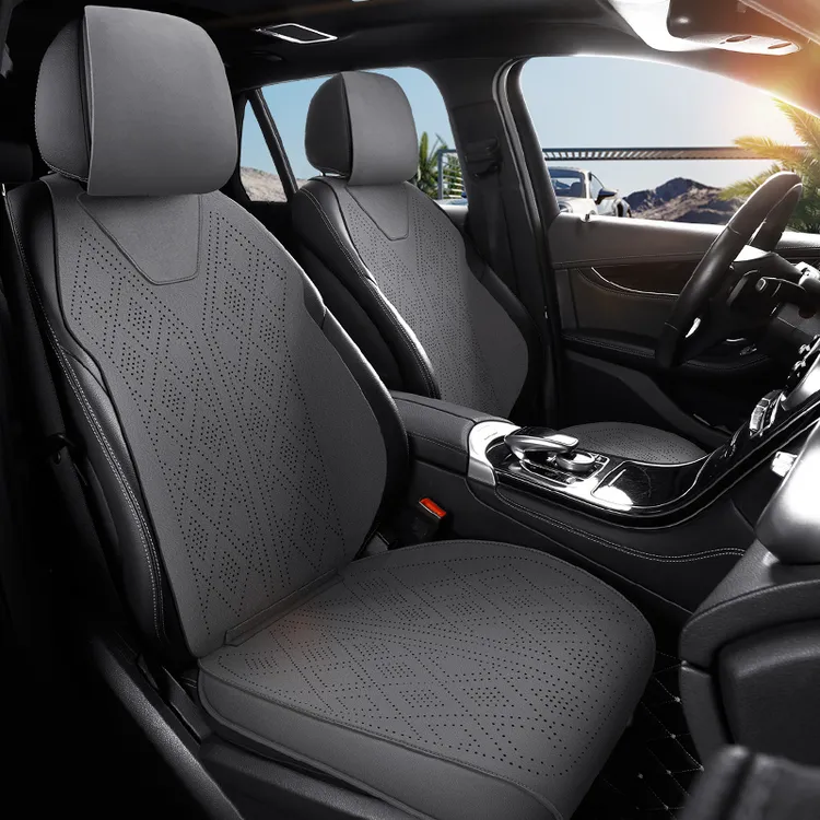 SU7UItraYU7汽车坐垫全包四季通用座椅套专用翻毛皮垫透气座椅套