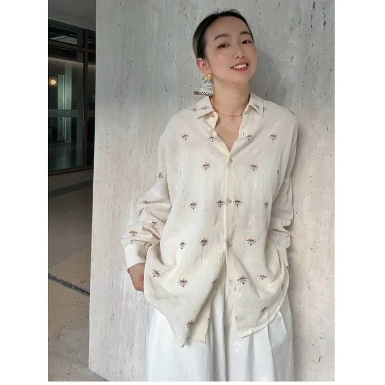 SESSUN      BOTENZO   纱线特色花纹衬衫