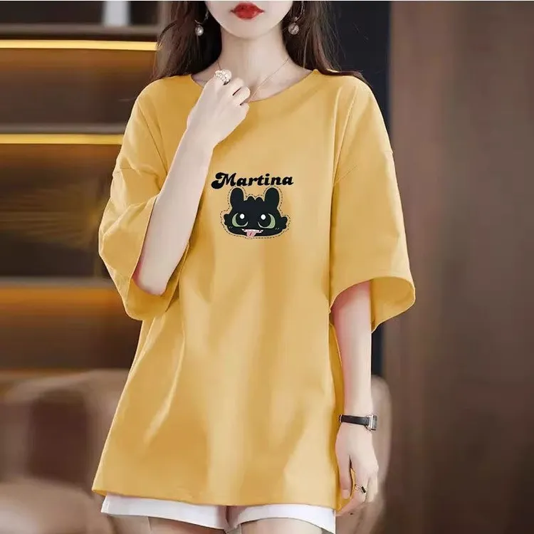 复古2025夏季新款宽松设计感短袖女纯棉美式高街小众半袖上衣