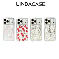 樱桃蝴蝶结花朵创意透明适用于15-17Promax系列手机保护套