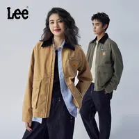 【李晨nic专属】Lee25秋冬撞色翻领工装大口袋设计男女同款夹克外套