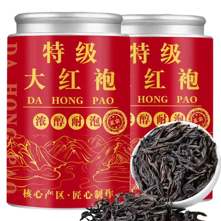 【特级大红袍】武夷大红袍肉桂浓香型茶叶高山乌龙茶2025新茶罐装
