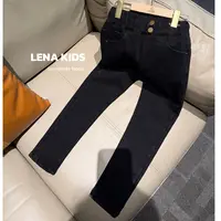 Lenakids【P】【加绒加厚保暖牛仔裤"带钻细闪】高品质！25120309