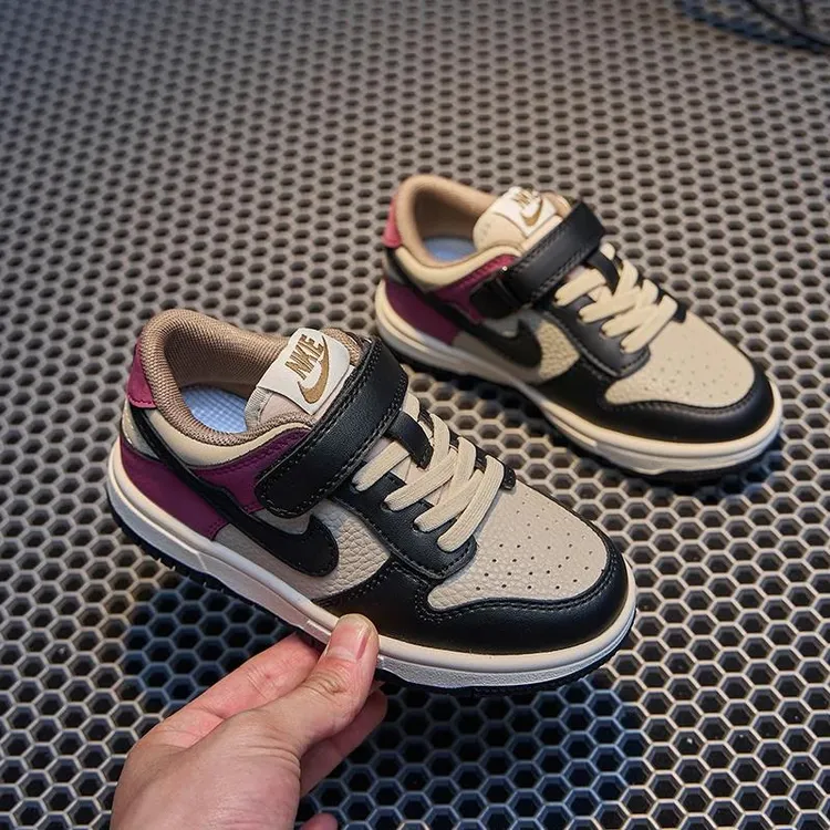 网红爆款AJ中大童3-18岁运动鞋儿童2025春季男童休闲鞋子女童板鞋