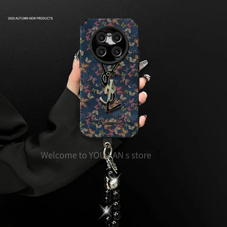 汇客凡品【华为Mate40/40Pro】潮牌网红复古蝴蝶防摔手机壳女款