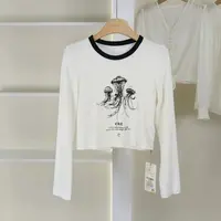 麦迪尚品 一路童行【诗M】30918130修身圆领T恤春秋专柜正品女装