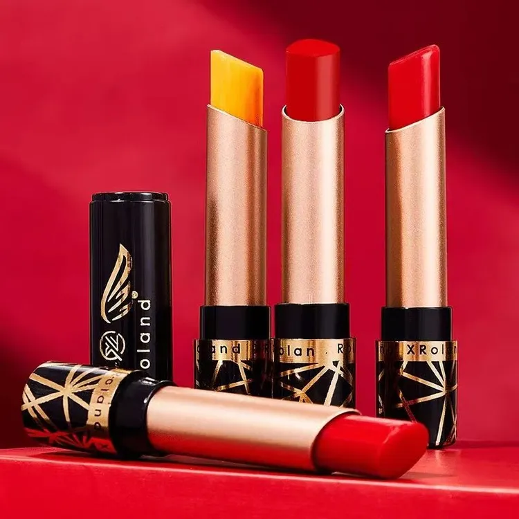 变色唇膏胡萝卜素温感口红温变润唇膏素颜淡妆变色口红防水防干裂