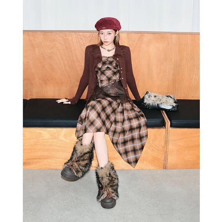 【商场同款】PHORM2025冬装新款连衣裙Q24322556