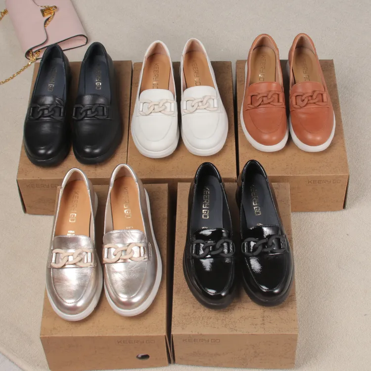 意大利超轻一脚蹬乐福鞋秋季软底旅游休闲鞋网红款百搭国潮鞋子