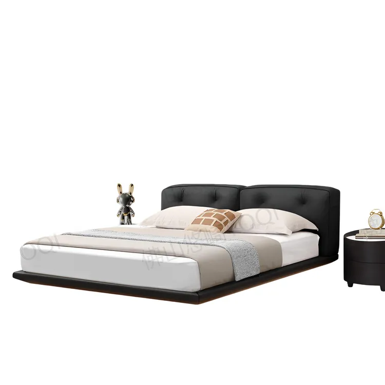 YOQI/悠崎迪兰床迪兰沙发青皮头层牛皮悬浮