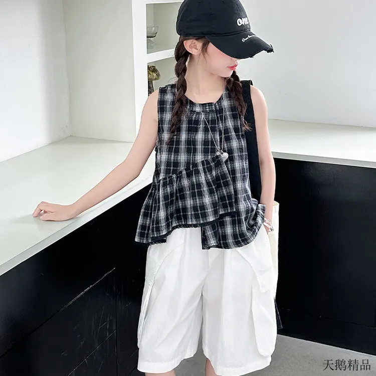 2025年款衣服儿童薄款套装透气吸湿排汗速干防蚊凉感日常小孩衣服