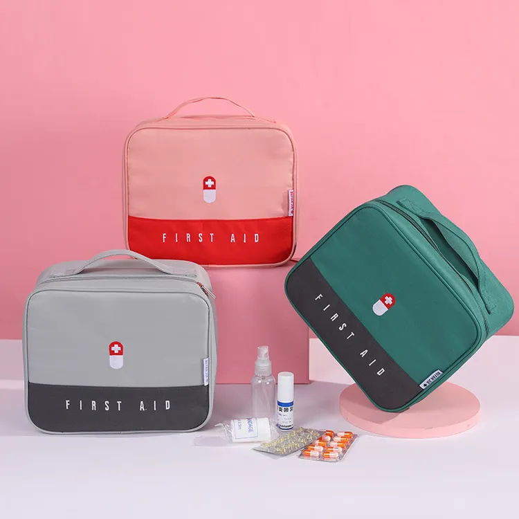 新款家用防疫包大容量药品收纳盒口罩包旅行医药包应急收纳袋