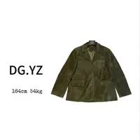 【樱子家】03F新款羊皮绒面宽松西装真皮外套
