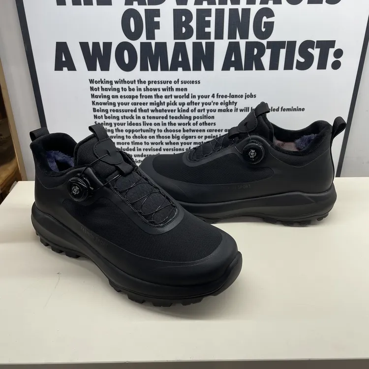 冬季羊毛鞋子男款透气休闲软底舒适百搭运动时尚潮流鞋子男款