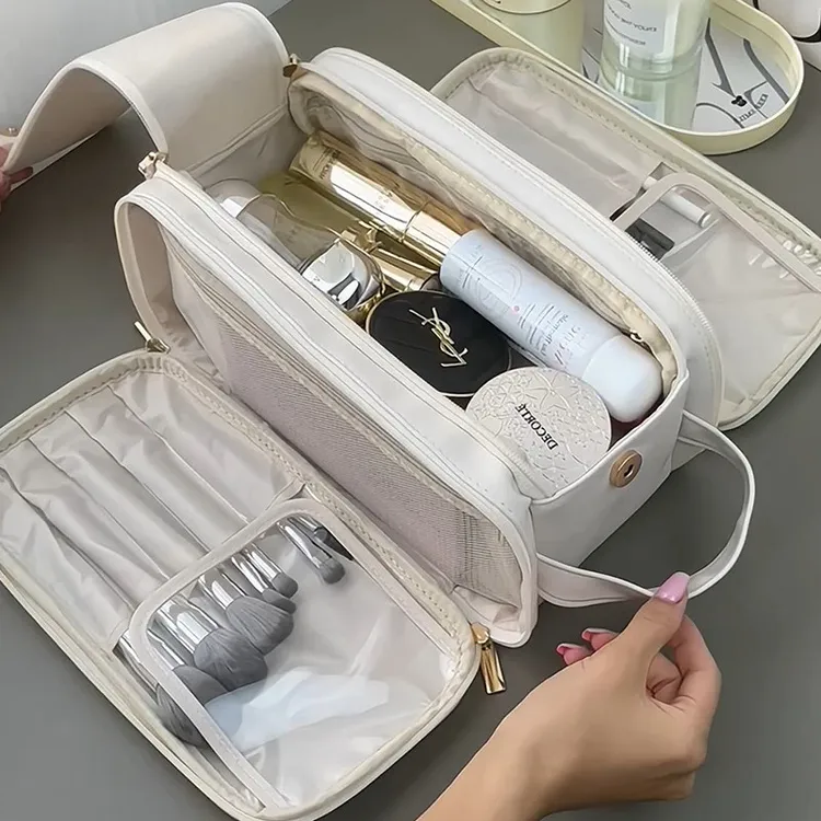 化妆包女2026新款大容量便携旅行收纳包高级感化妆品洗漱包收纳袋
