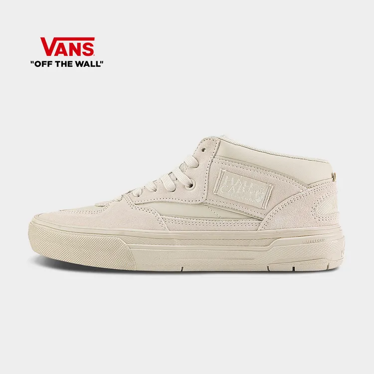 Vans范斯官方Skate Half Cab WaffleCup燕麦色职业滑板鞋D9Z2N1