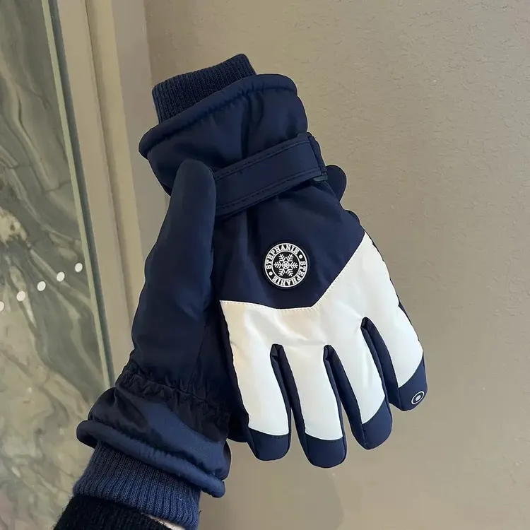 滑雪手套男款冬季加绒加厚保暖新款触屏防风寒电动车骑行手套女士