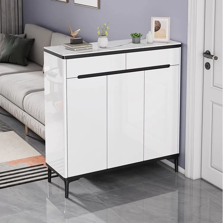 门口客厅双面烤漆柜玄关柜一体隔断鞋柜储物柜家用门口2025年新款