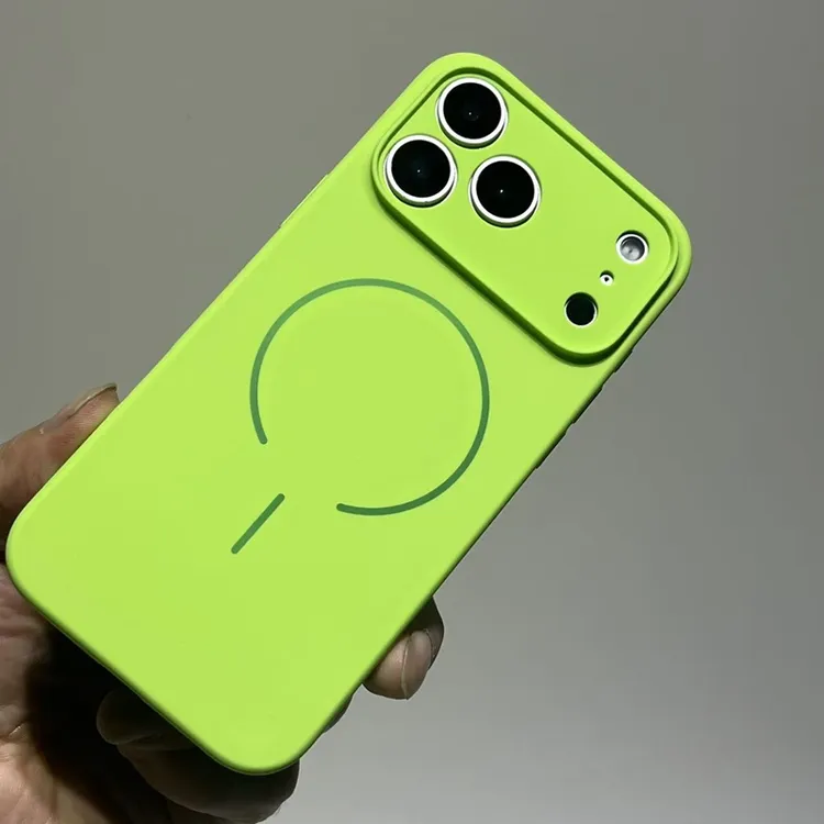 【软弹硅胶】磁吸抗指纹防摔精孔手机壳适用于iPhone17ProMax全包围