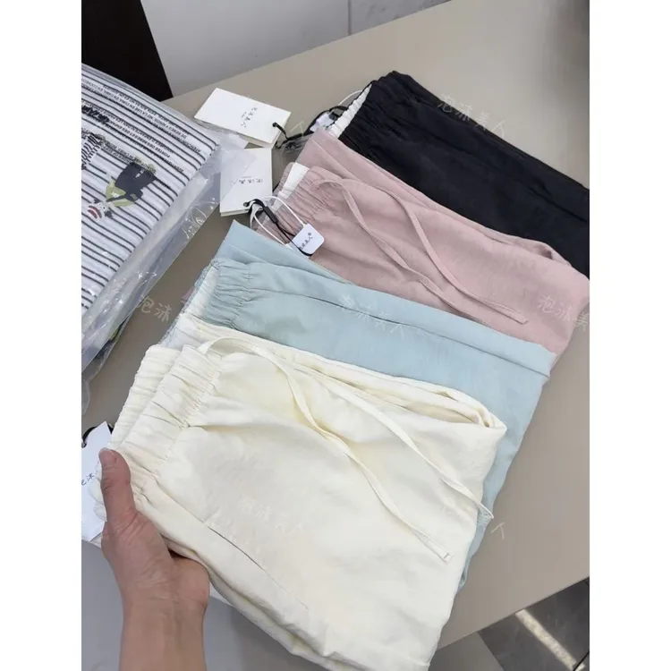 云朵奶芙裤」宝藏自留款！25春秋新款巨好穿显瘦遮肉阔腿直筒裤 102