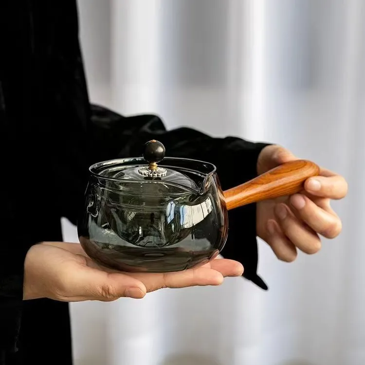 360度旋转逍遥壶耐高温泡茶壶加厚耐热小青柑专用茶道茶具茶壶