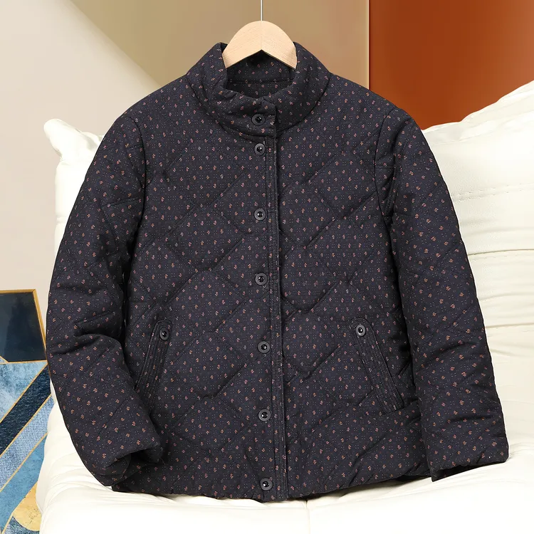 中老年妈妈冬装棉服外套婆婆奶奶冬季加厚棉衣上衣老太太保暖衣服