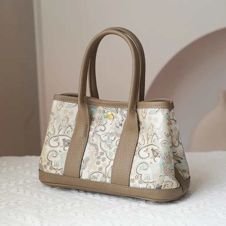 非遗宋锦花园包芙蓉锦鸡大容量斜挎女手提包新中式复古轻奢送长辈