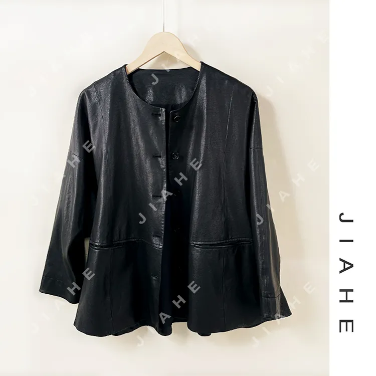 加禾【匠心记忆】植鞣羊皮皮衣气质百搭外套