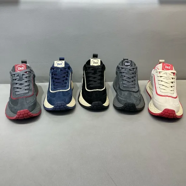 2025秋冬新款男士低帮系带软底舒适时尚百搭休闲运动男鞋