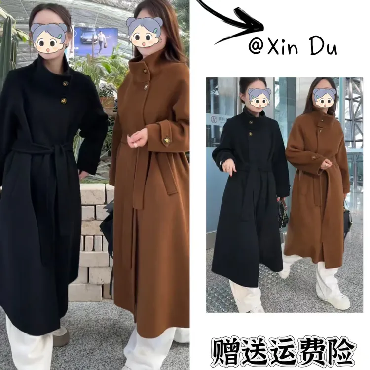 2025秋季新款时尚显瘦气质女士网红洋气风衣百搭款D23360