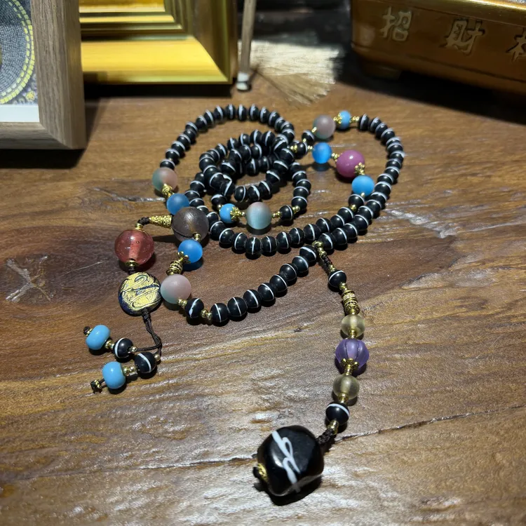 药师一线!古法琉璃108斜背!GZ8470