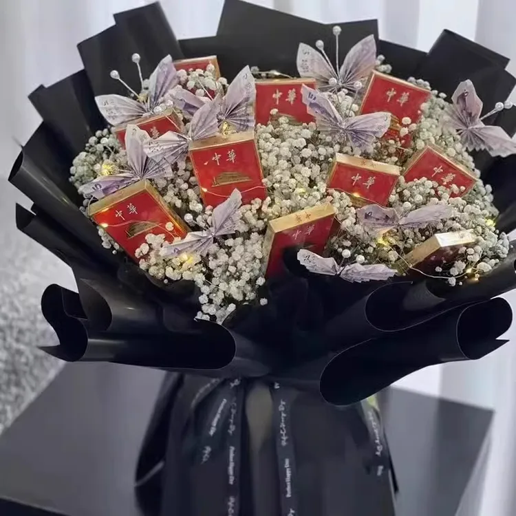 同城小时达男士花束生日礼盒小时达鲜花香烟鲜花男友礼物男士礼物